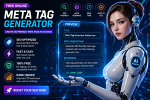 Meta Tag Generator Online Free – Complete Guide to Create SEO-Friendly Titles & Descriptions