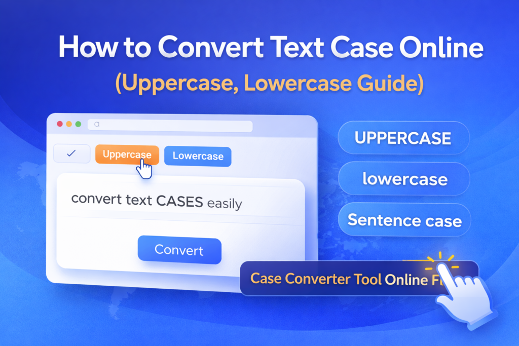 how to convert text case online