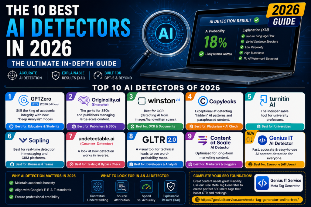The 10 Best AI Detectors in 2026