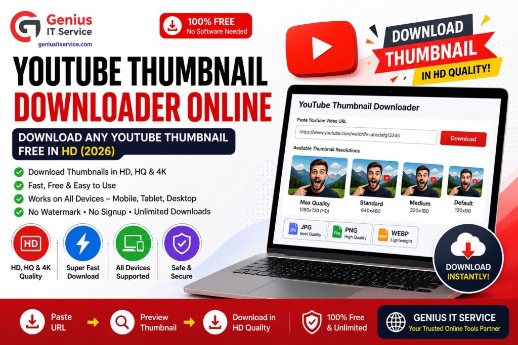 How to download YouTube thumbnail online step by step guide