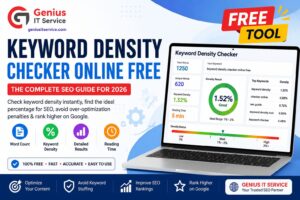 Keyword Density Checker Online Free Tool by Genius IT Service 2026