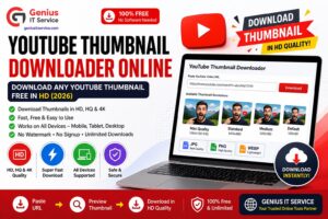 YouTube Thumbnail Downloader Online Free Tool by Genius IT Service 2026